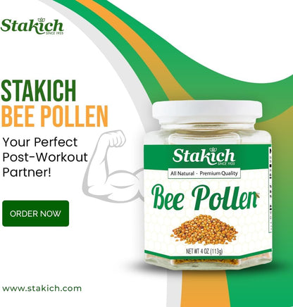 Stakich Bee Pollen Granules – 5 Pound, Pure & All-Natural
