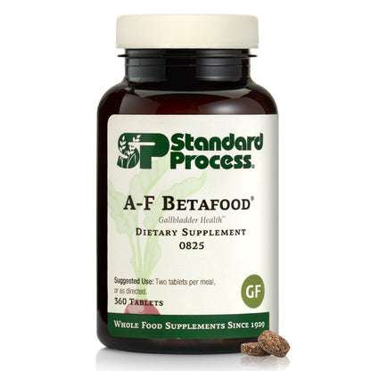 Standard Process A-F Betafood – Gluten-Free Liver & Gallbladder Support with Vitamin A, Iodine & B6