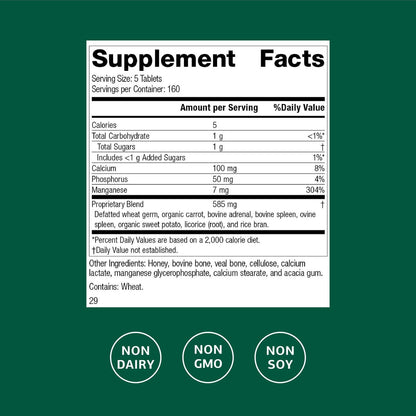 Bio-Dent Skeletal Health Dietary Supplement – 800 Tablets | Standard Process