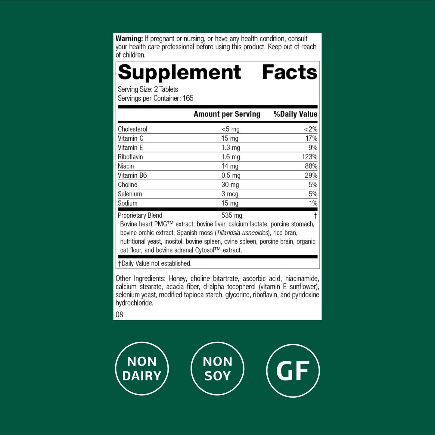 Cardio-Plus GF by Standard Process Inc. – Heart Health & Circulation Support – 330 Tablets