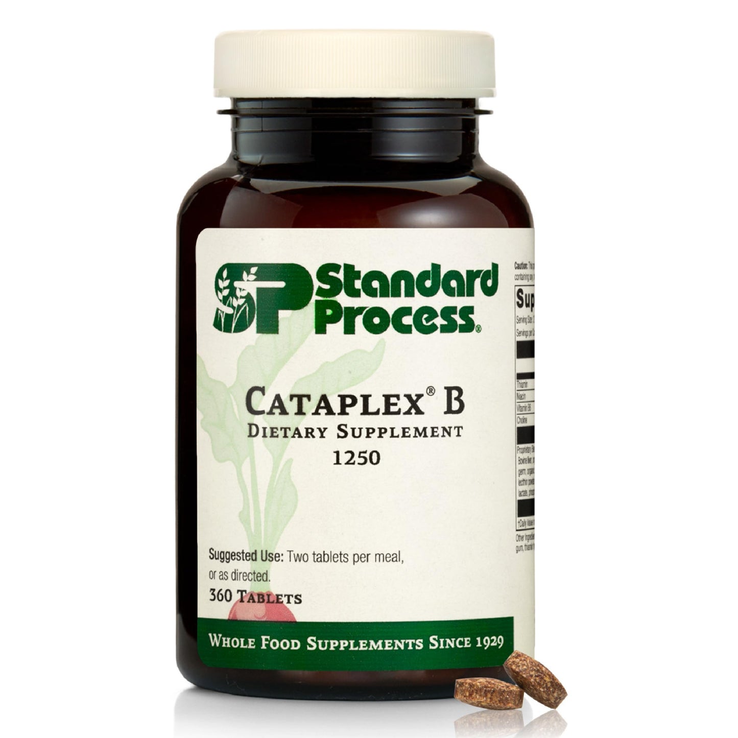 Standard Process Cataplex B – Whole-Food B-Complex for Heart, Metabolism & Cholesterol Support | 360 Tablets