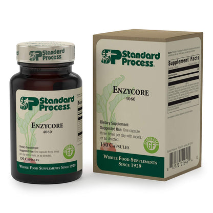 Standard Process Enzycore - 150 Capsules | Digestive Enzyme Support