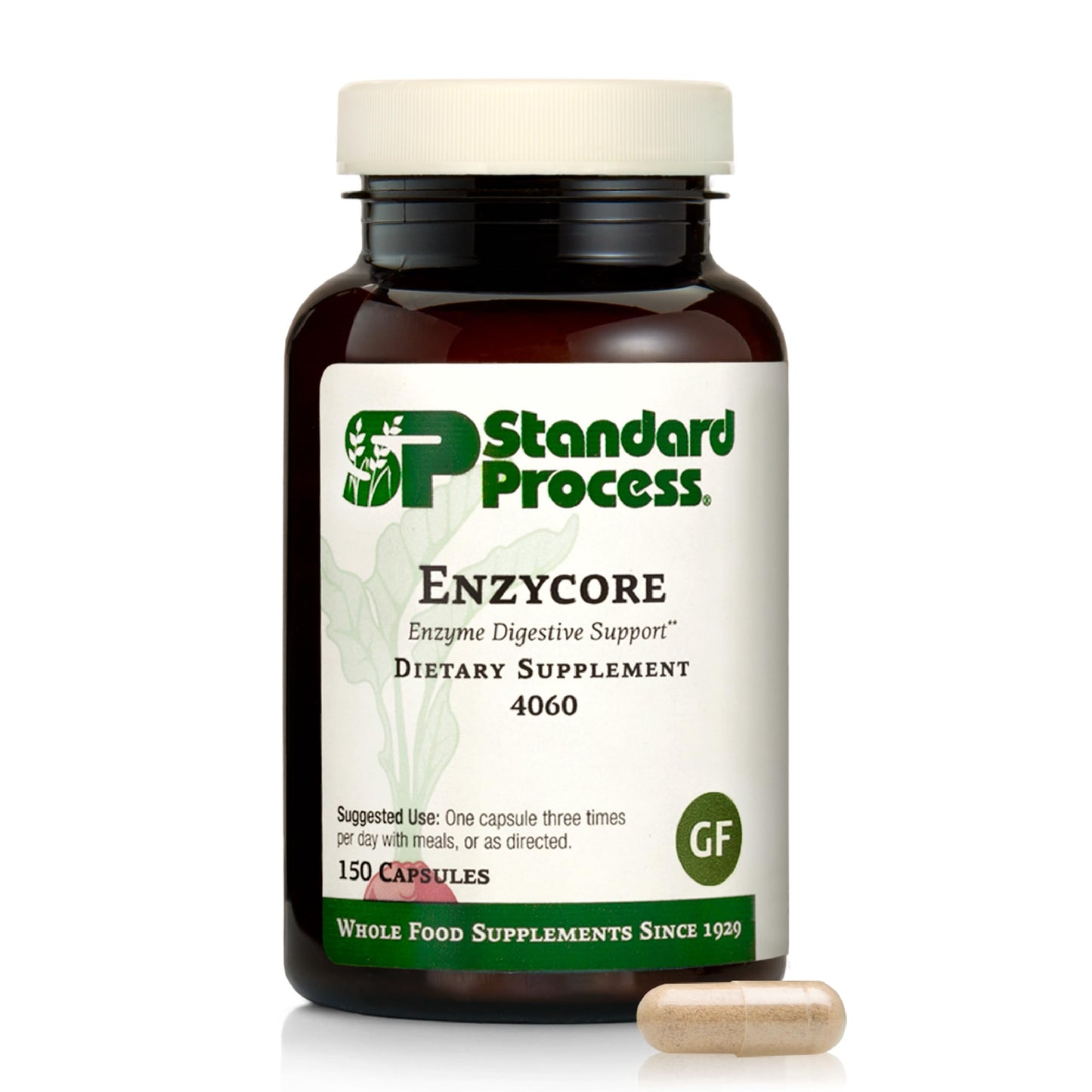 Standard Process Enzycore - 150 Capsules | Digestive Enzyme Support
