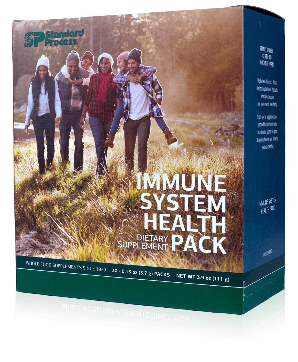 Standard Process Immune System Health Pack - 30 Packs (10-Day Serving) - Non-Dairy & Non-Soy - Immune, Bone & Skin Health