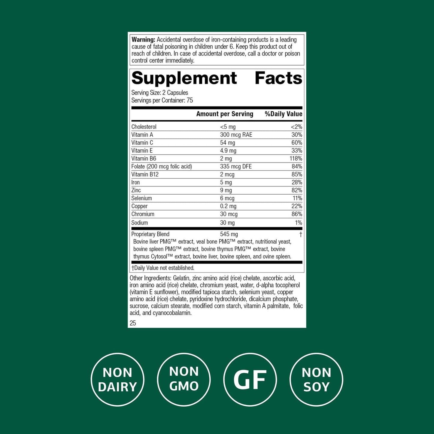 Immuplex – Standard Process Inc. | Daily Immune Support, 150 Capsules