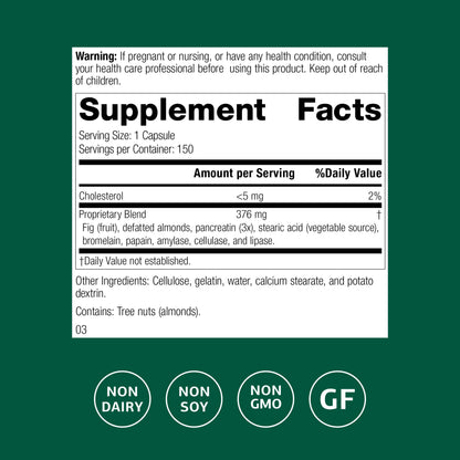 Standard Process Multizyme - Whole Food Pancreas Support & Digestive Enzymes (90 Capsules)