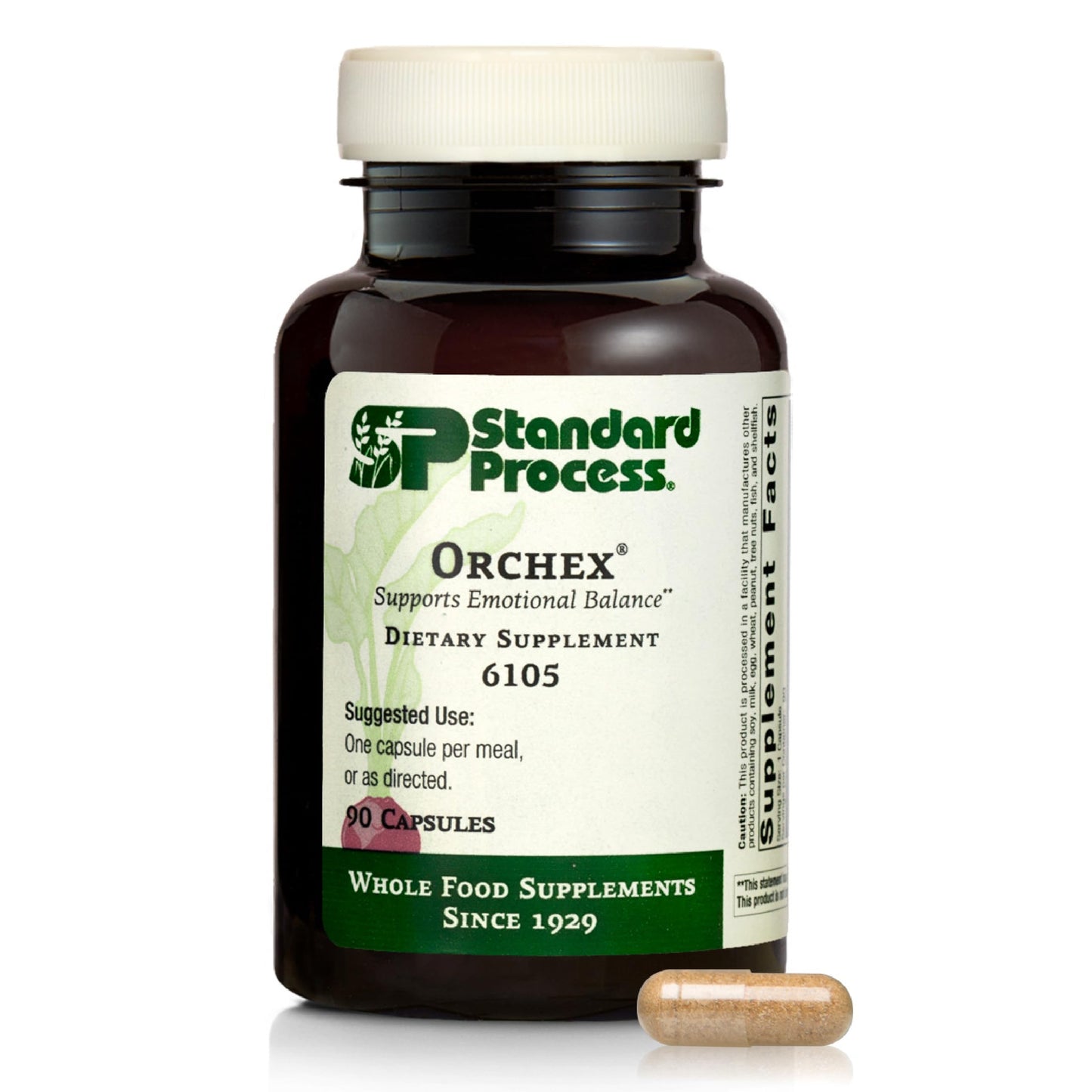 Standard Process Orchex - Whole-Food Nervous System Support, Mental Clarity & Stress Adaptability | 90 Capsules