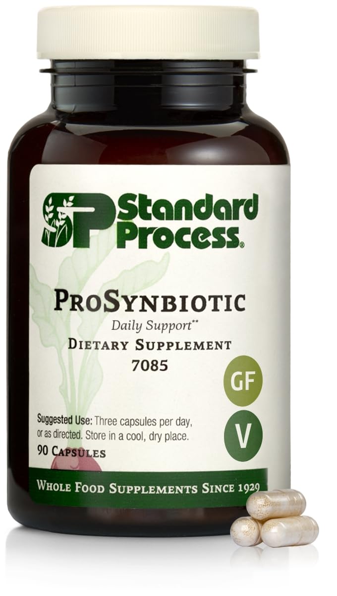Standard Process ProSynbiotic - Whole Food Digestive & Immune Support, 90 Vegetarian Capsules