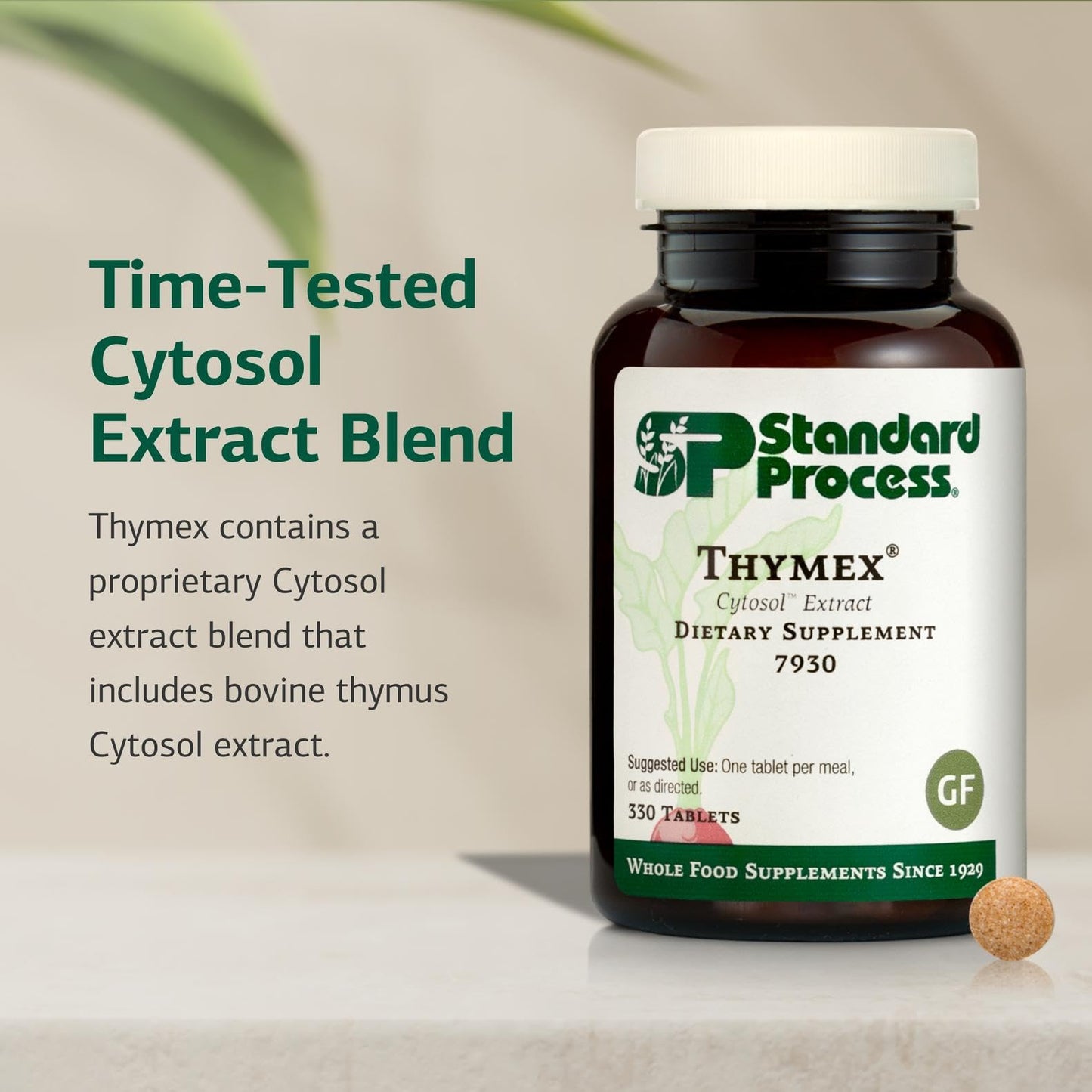 Standard Process Thymex Cytosol Extract – Immune Support, Gluten-Free (330 Tablets)