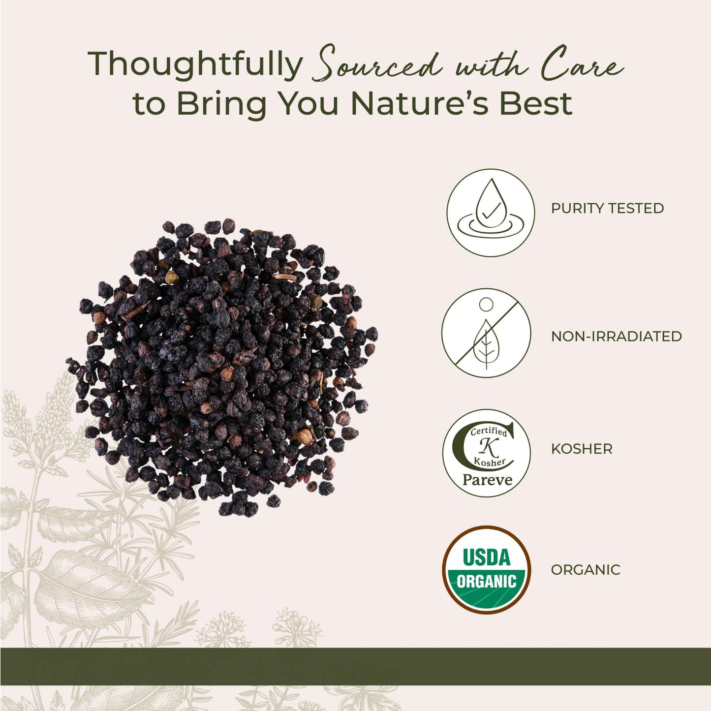 Starwest Botanicals Organic Elderberries – Dried Elderberries for Tea, Syrup & Jam (2 lb Bulk)