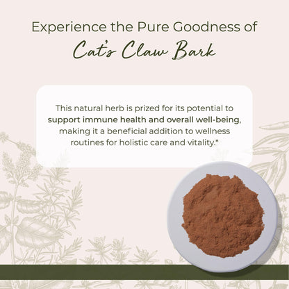 Starwest Cat's Claw Bark Powder - Wildcrafted, Kosher, 4 oz Pouch