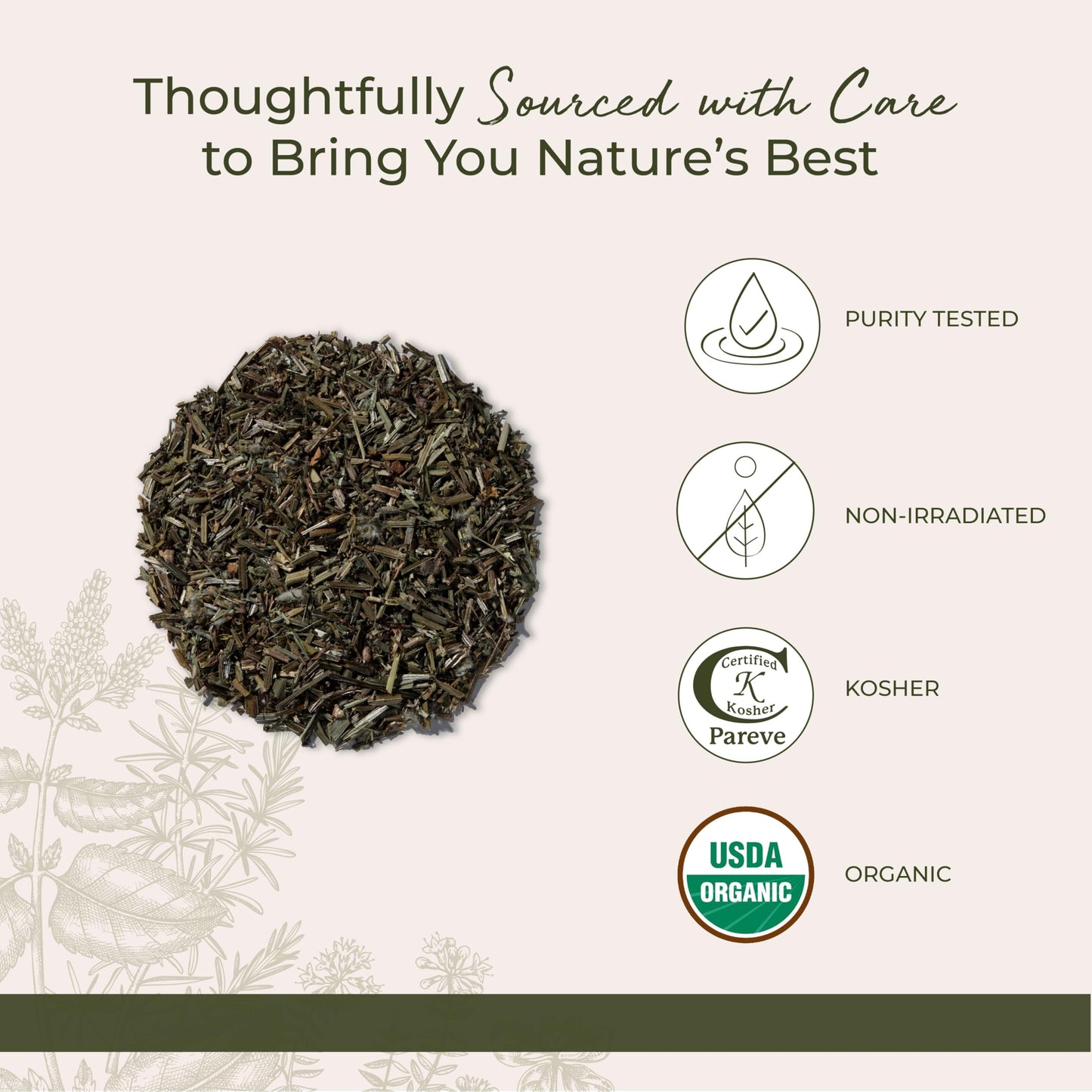 Starwest Botanicals Cleavers Herb Organic - Dried Loose Leaf, 4 oz