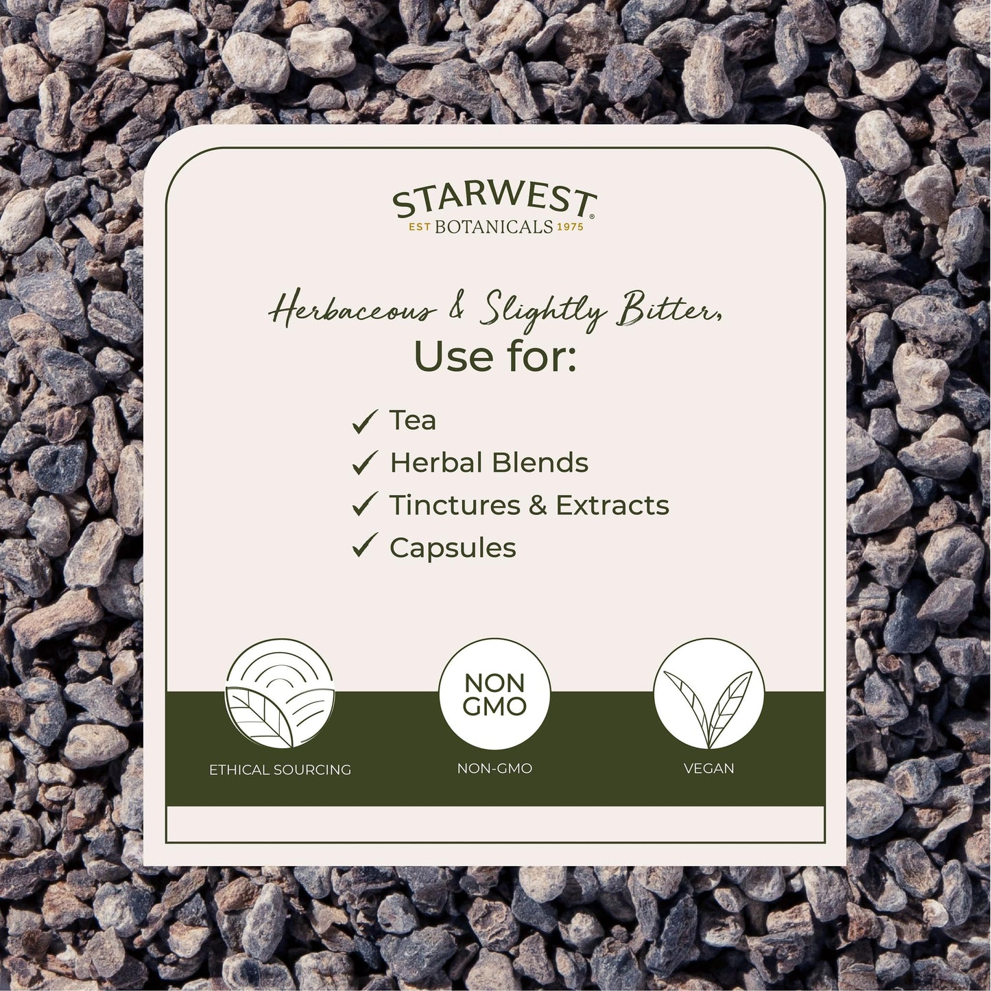 Starwest Organic Devil's Claw Root - 4 oz Pouch, Kosher & Non-GMO