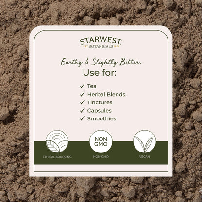 Starwest Botanicals Kava Kava Root Powder 4 oz Pouch | Wildcrafted & Kosher