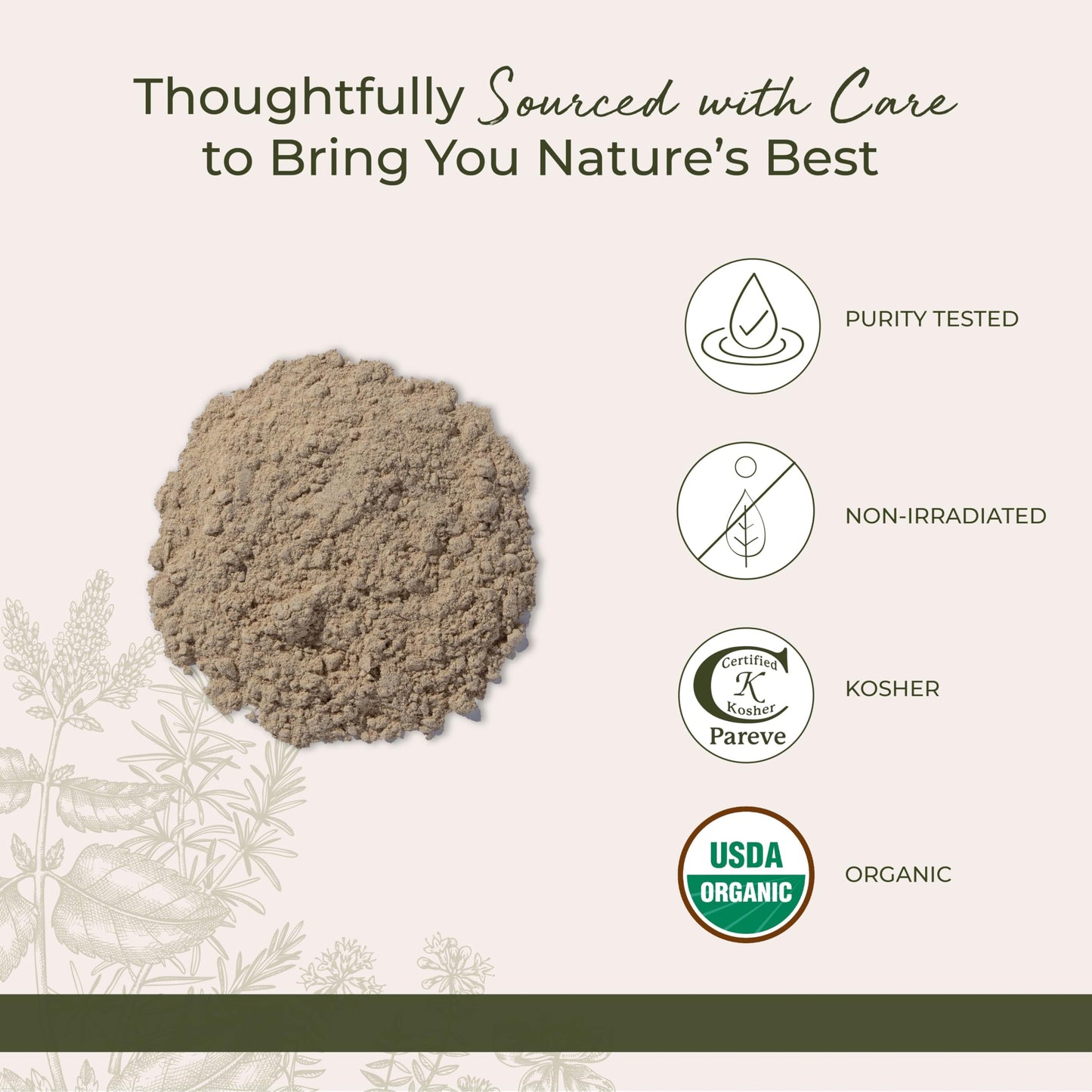 Starwest Organic Marshmallow Root Powder - 4 oz Pouch, Kosher, Non-GMO