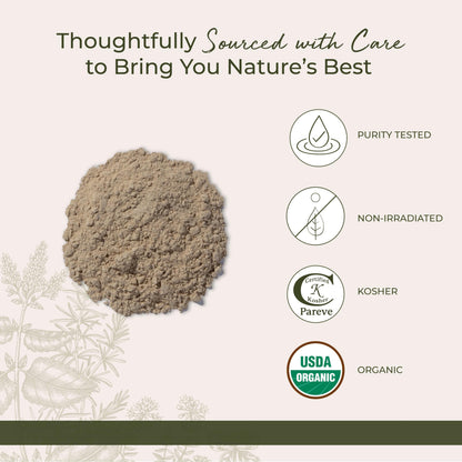 Starwest Organic Marshmallow Root Powder - 4 oz Pouch, Kosher, Non-GMO