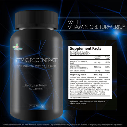 Stem C Regenerate - Natural Stem Cell Support & Anti-Inflammatory Boost