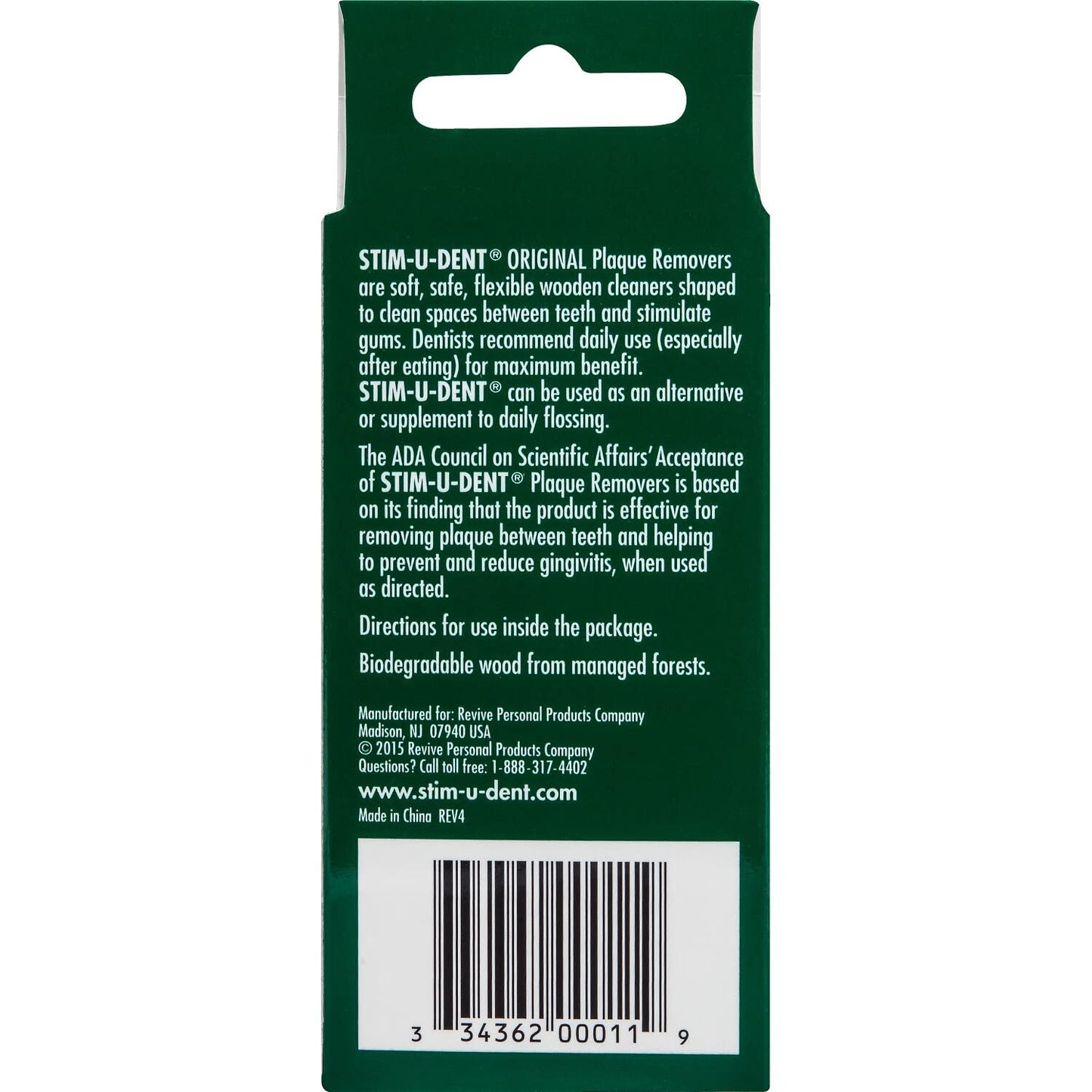 STIM-U-DENT Plaque Removers Mint - Value Pack (8x25), Pack of 6 | ADA Accepted