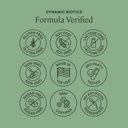 Stonehenge Health Dynamic Biotics Probiotics 55B CFU | 16 Strains, Prebiotic, Delayed-Release Veggie Capsules