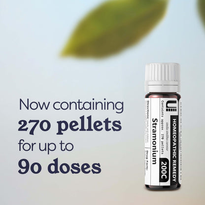 Stramonium 200C Homeopathic Remedy, 270 Pellets | Lactose-Free