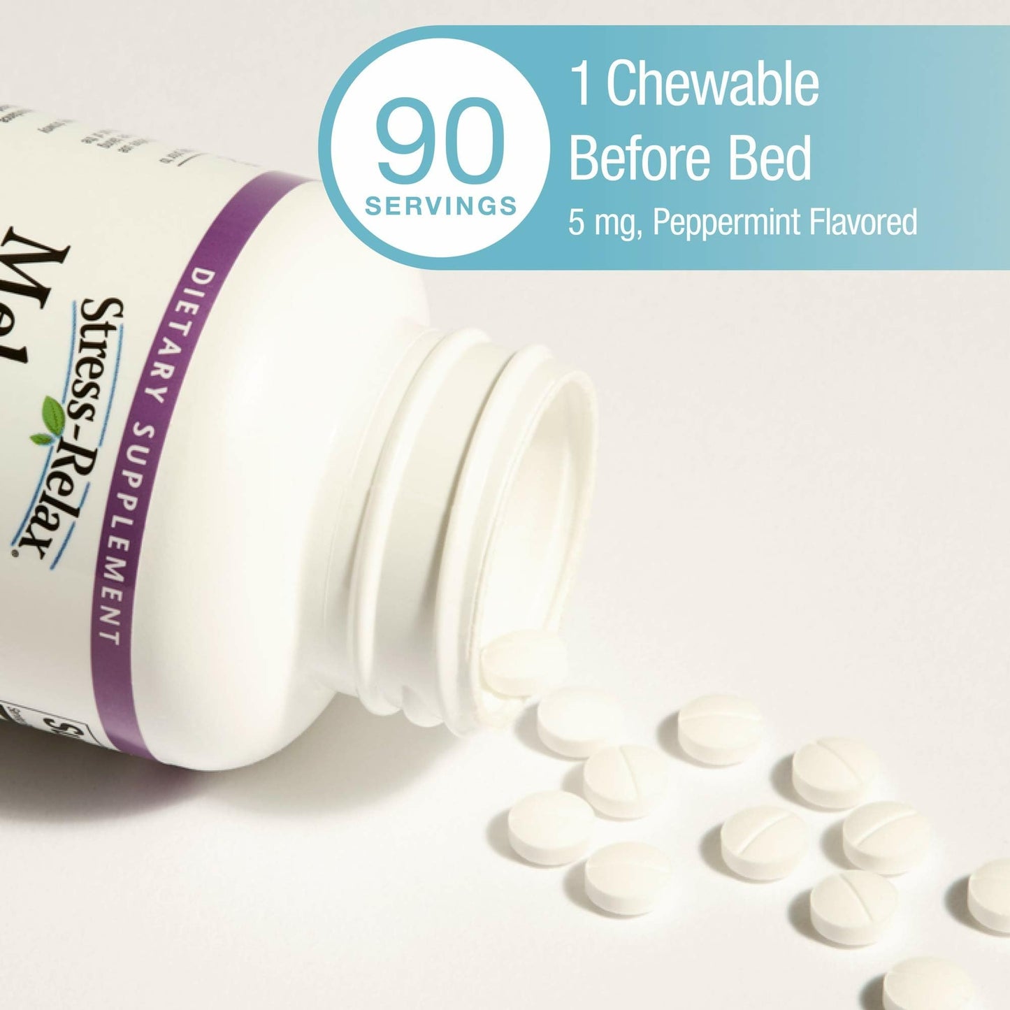 Stress-Relax Melatonin 5 mg by Natural Factors | Natural Sleep Aid
