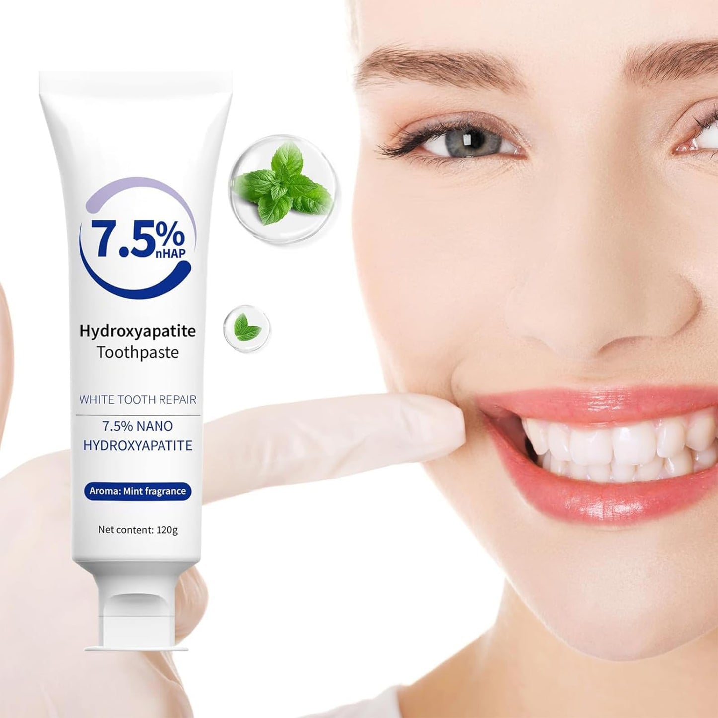 7.5% Hydroxyapatite Toothpaste - Enamel Protection & Tooth Strengthening
