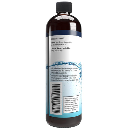 My Doctor Suggests Alkaline Structured Silver Liquid 30ppm – Immune & Gut Support (16 oz)