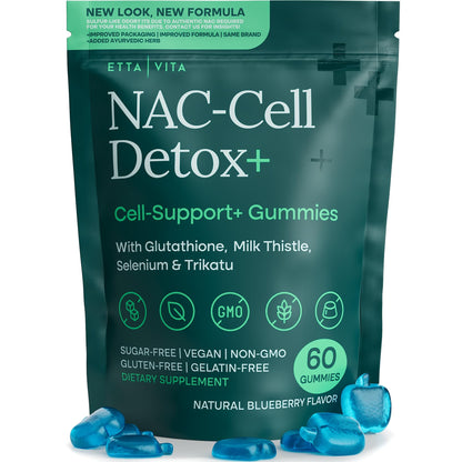 Sugar-Free NAC Gummies with Milk Thistle, Glutathione & Selenium