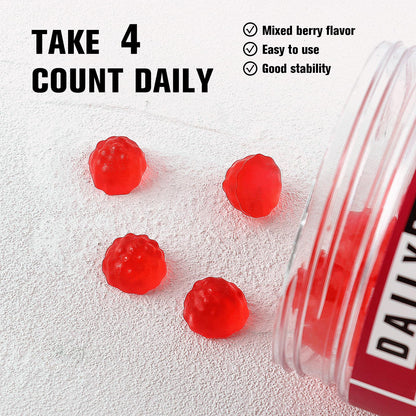 7-in-1 Creatine Monohydrate Gummies 5600mg – Mixed Berry, Sugar Free, Vegan