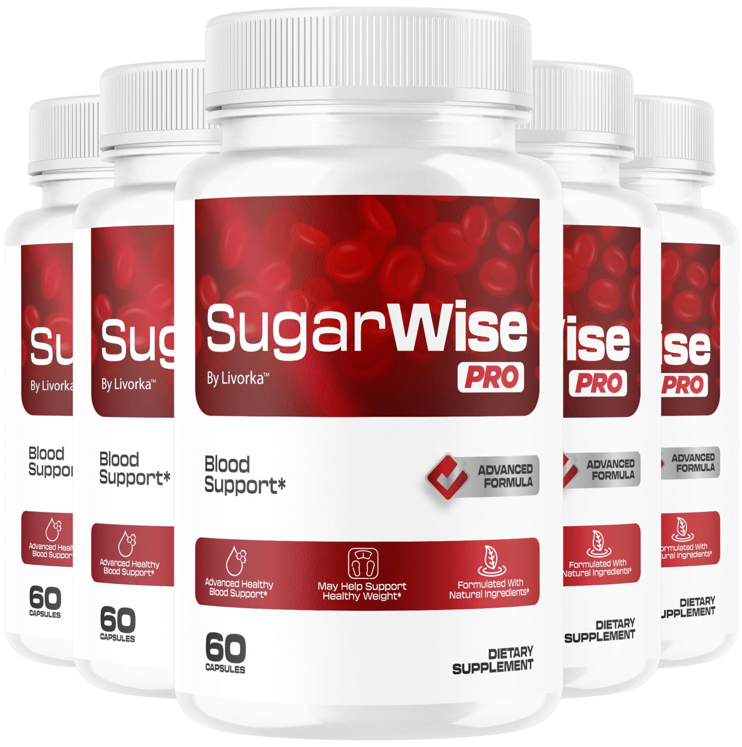 LIVORKA SugarWise Pro Capsules – All-Natural Premium Formula, 300 Capsules (5 Pack)