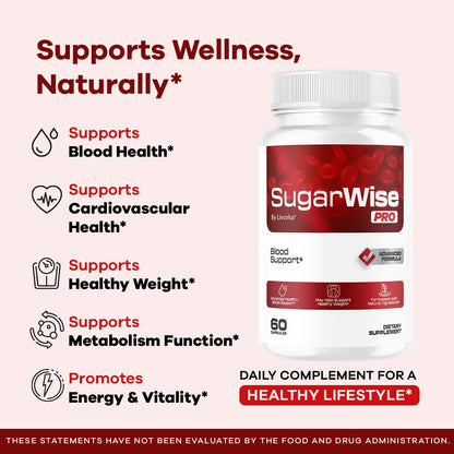 LIVORKA SugarWise Pro Capsules – All-Natural Premium Formula, 300 Capsules (5 Pack)