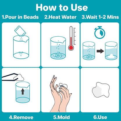Sukh 10.9oz Moldable Thermoplastic Beads – DIY Tooth Repair Kit