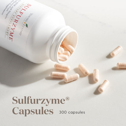 Young Living Sulfurzyme, 300 Capsules | Supports Joint Health, Skin & Hair, MSM & Wolfberry Powder Blend