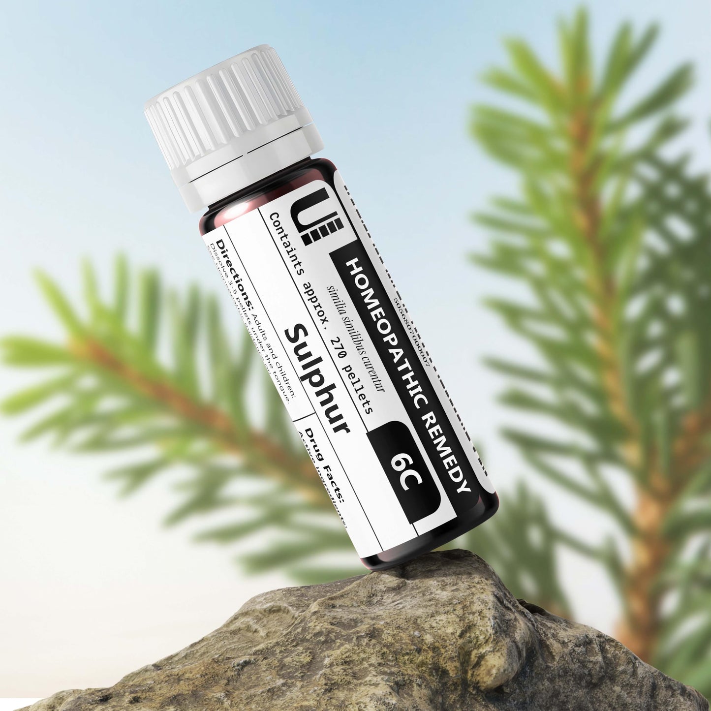 Sulphur 6C Homeopathic Remedy, 270 Pellets | Lactose-Free & No Artificial Additives