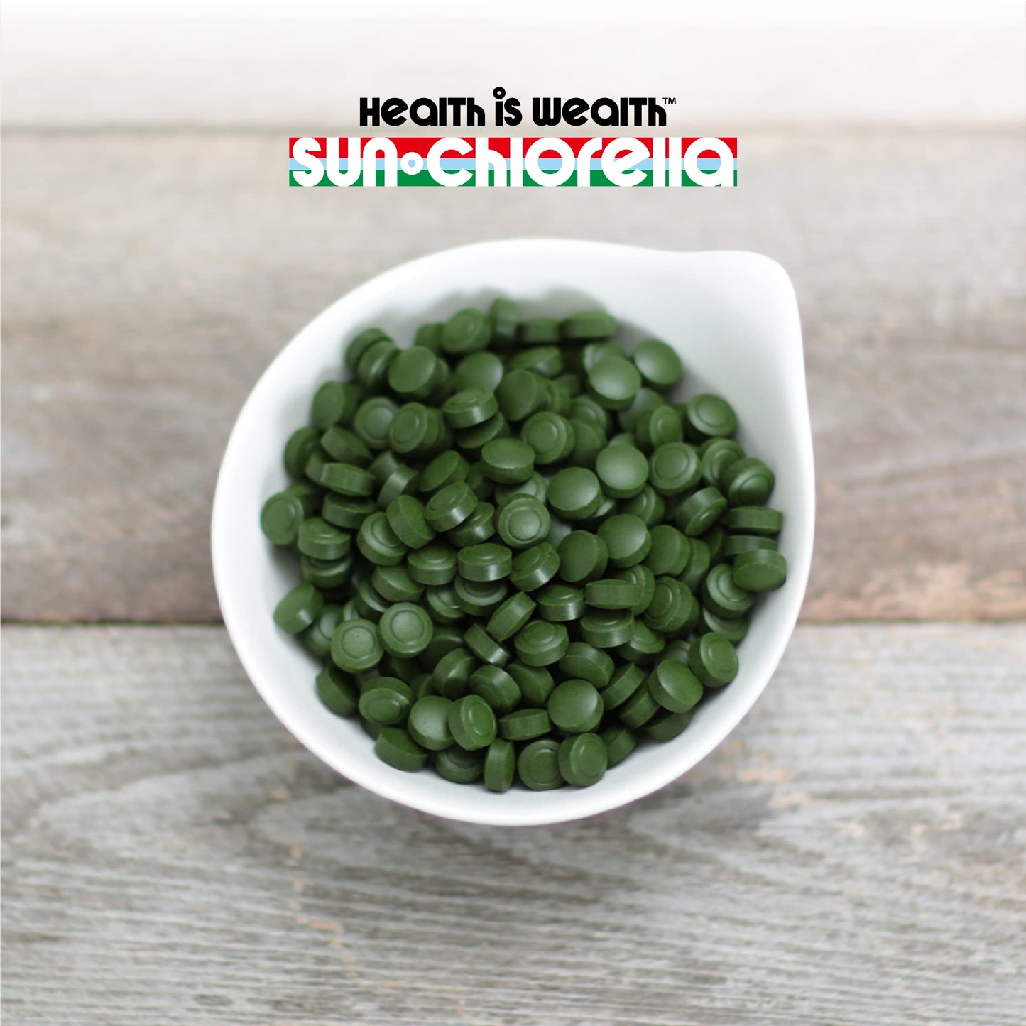 Sun Chlorella 200 mg Green Algae Superfood – Pulverized Cell Wall, CGF, B12, Iron | Non-GMO