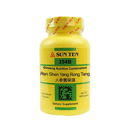 Sun Ten - Ginseng Nutritive Combination Capsules / Ren Shen Yang Rong Tang / 人參養榮湯