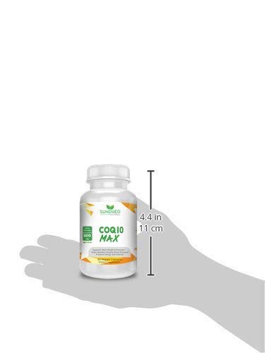 Sundhed Natural CoQ10 800mg - Extra Strong Coenzyme Q10 Supplement, Pack of 2 (60 Capsules Each)