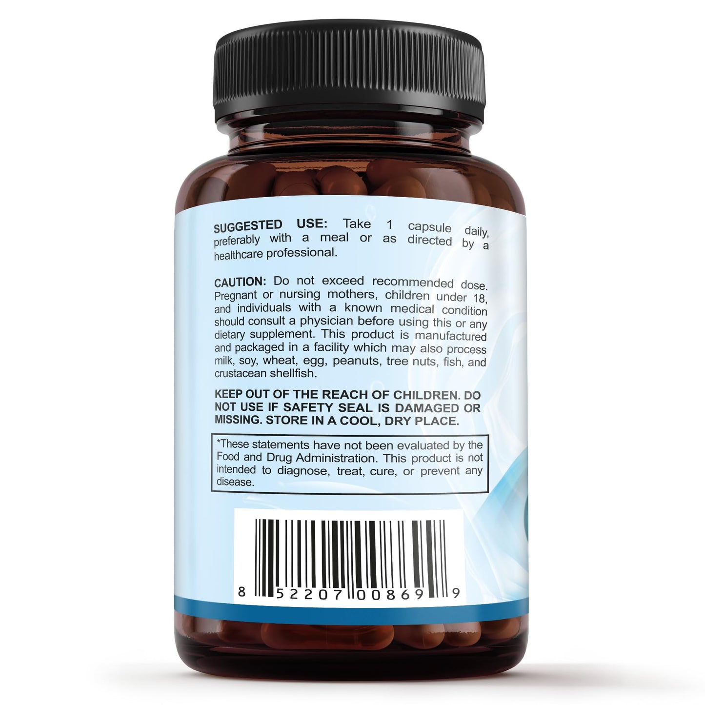 Sunergetic Premium Eye Pressure Support Supplement - Saffron, Lutein, Zeaxanthin, Bilberry & Pine Bark (2 x 30 capsules)