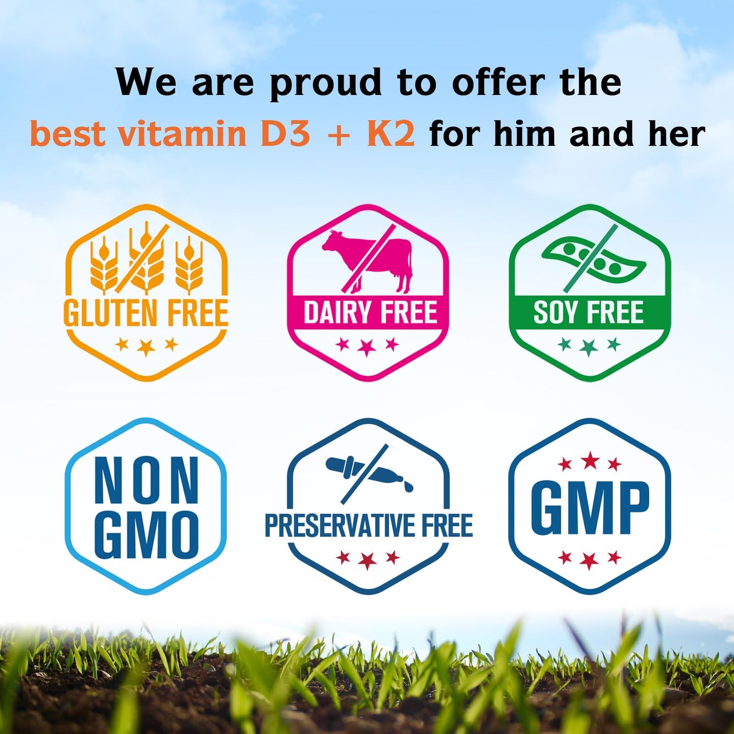 Innate Vitality D3 K2 Softgels — 10,000 IU D3 + 200 mcg MK-7 | 60 Softgels