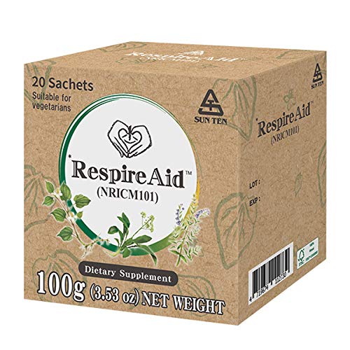 SUNTEN RespireAid™ All-Natural Lung Cleanse & Detox | 100g (20 Sachets) - 5g per Sachet