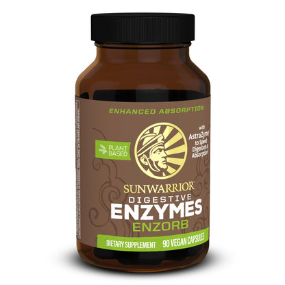 Sunwarrior Digestive Enzymes Probiotic | Plant Based & Vegan | Enzorb