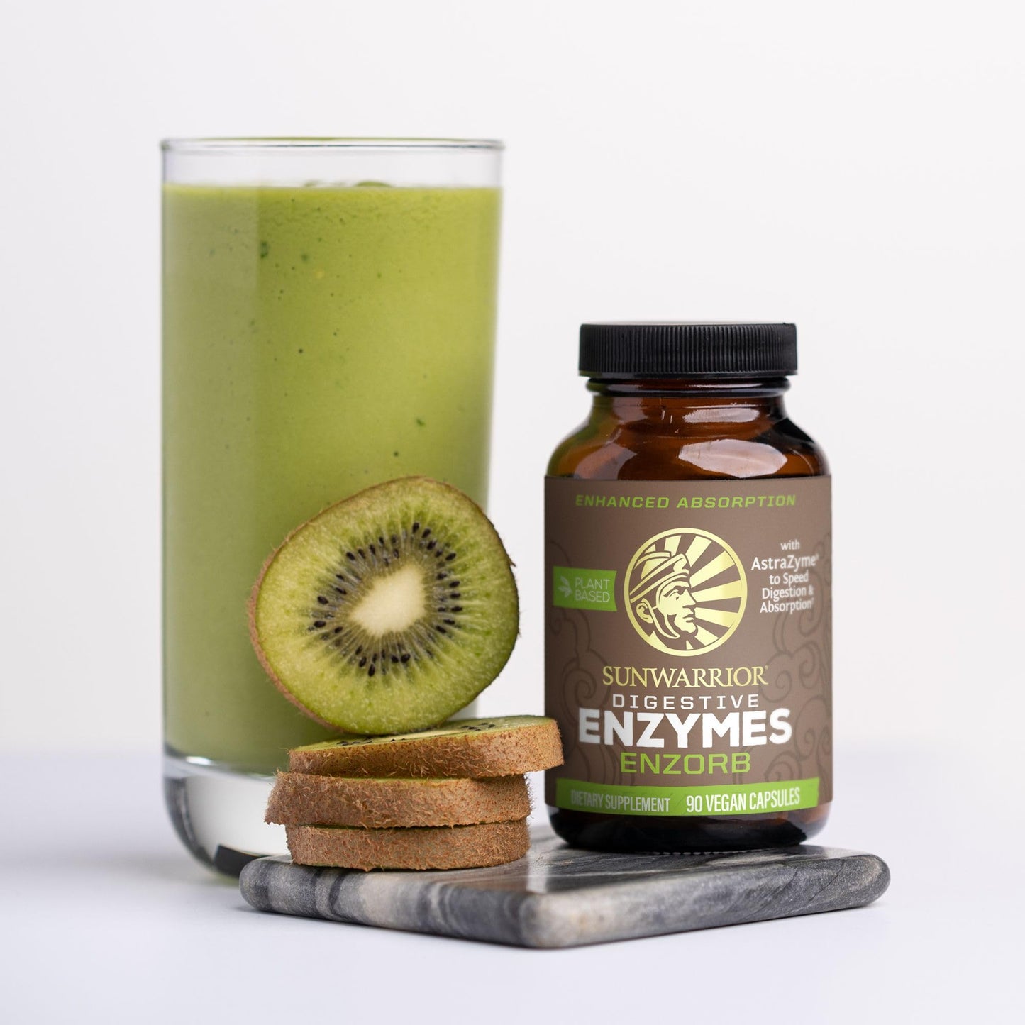 Sunwarrior Digestive Enzymes Probiotic | Plant Based & Vegan | Enzorb
