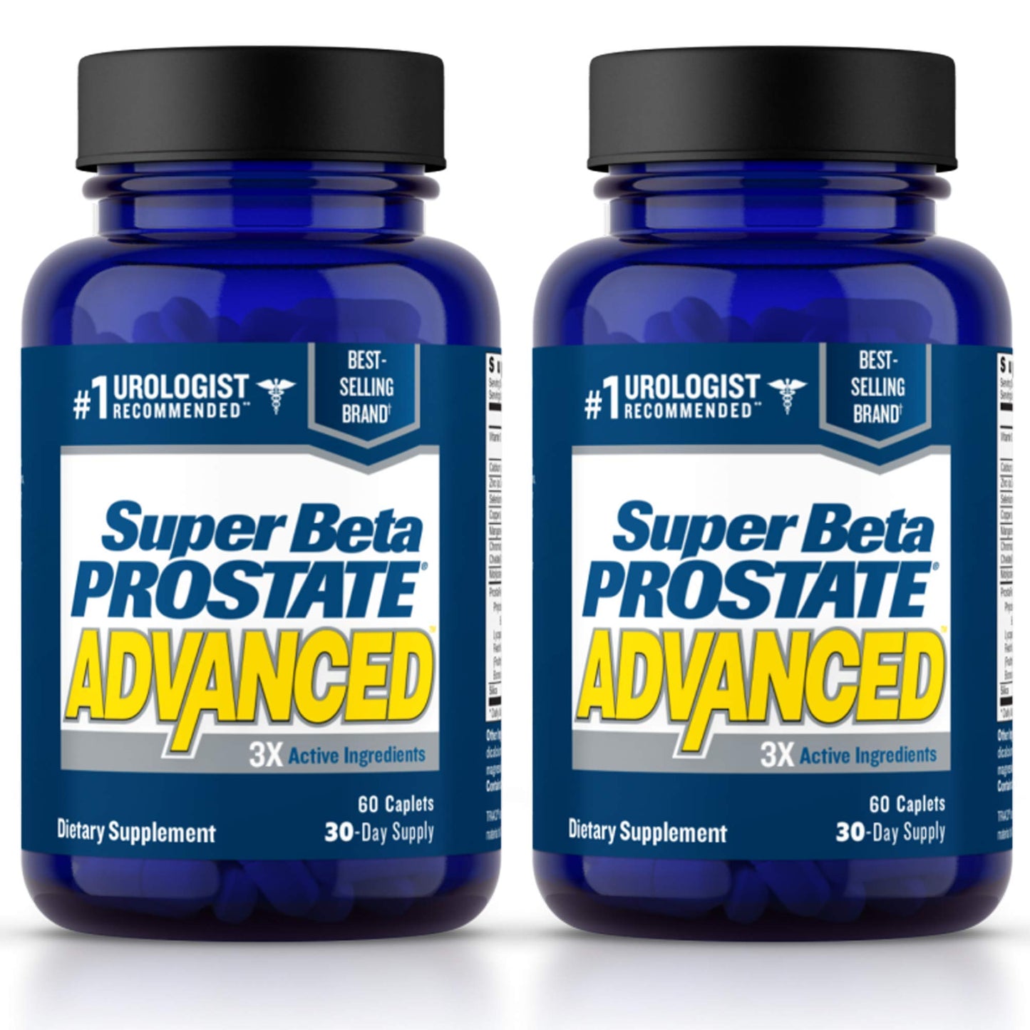 Super Beta Prostate Advanced: Prostate Support with Beta Sitosterol (2-Pack)