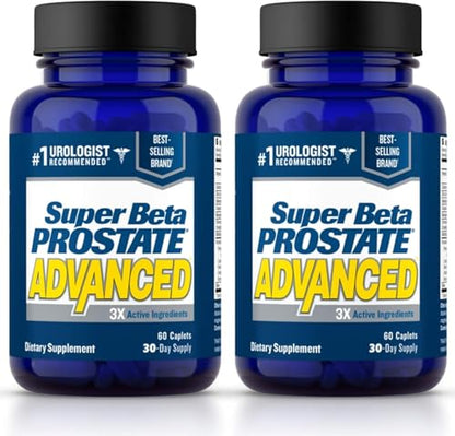 Super Beta Prostate Advanced: Prostate Support with Beta Sitosterol (2-Pack)