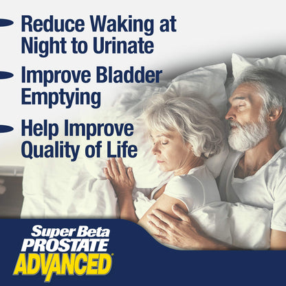SUPER BETA PROSTATE Advanced – Beta Sitosterol Prostate Support (3-Pack, 180 Caplets)