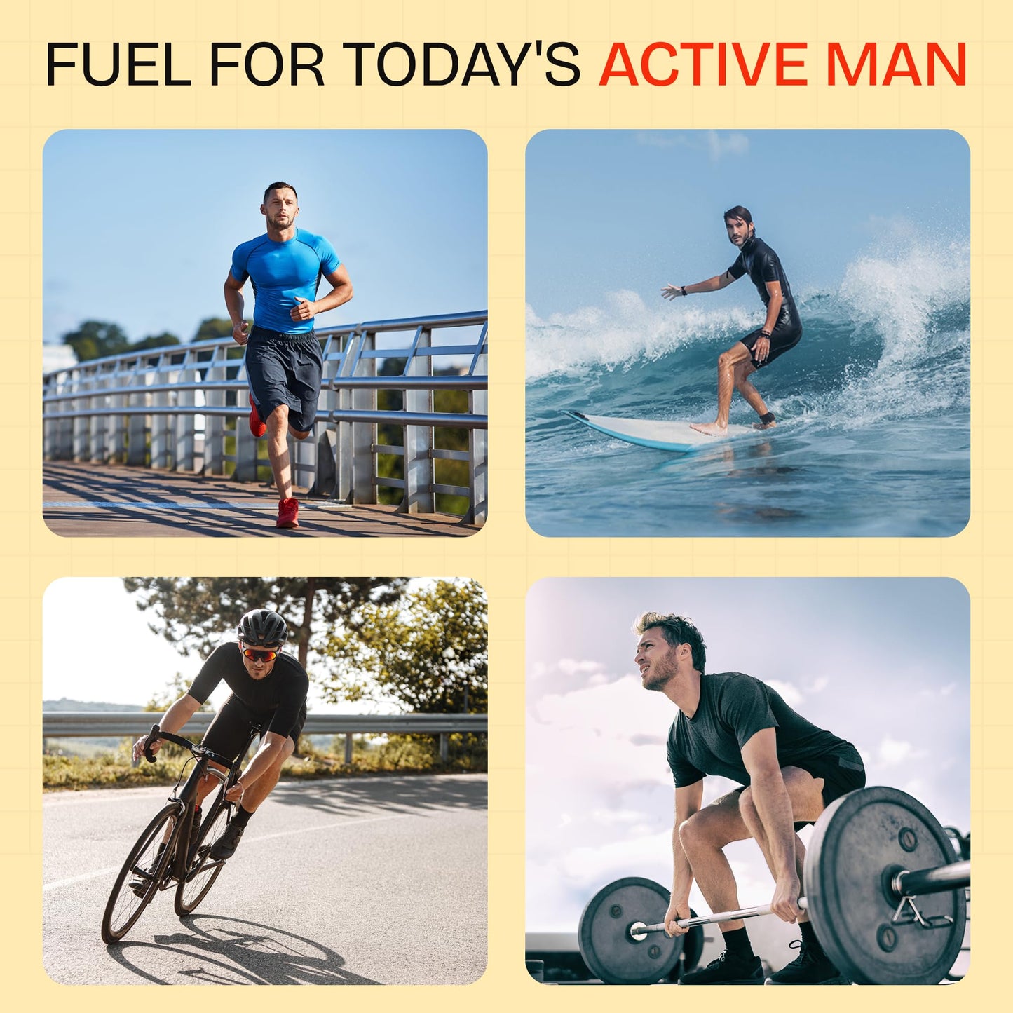 Super Macho, High Potency B Vitamins and Amino Acids, Fuel for Today's Active Men, No Caffeine, No Sugar, Dietary Supplement, Made in USA, 50 Softgels