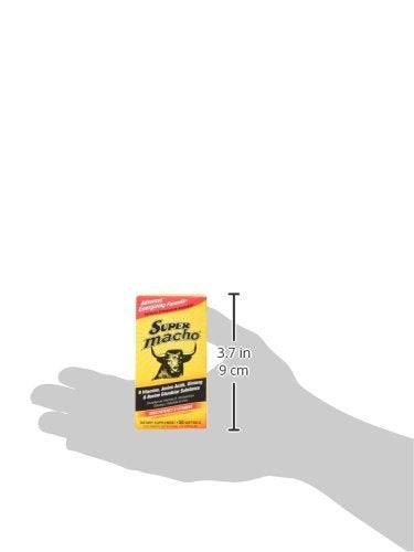 Super Macho: High-Potency Zinc + 7 B Vitamins - USA Made, 50 Softgels