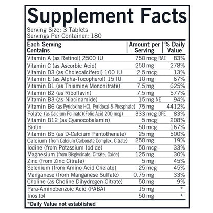 Super Nu-Thera with Extra P5P, 540 Tablets, Kirkman Labs