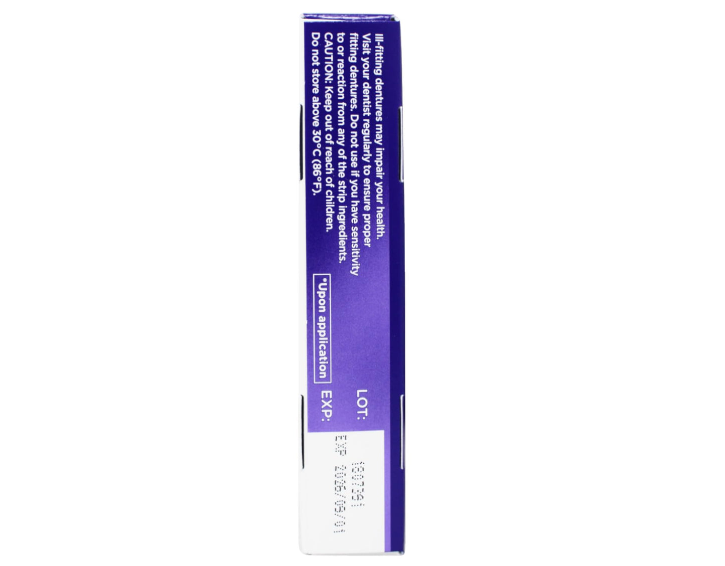 Super Poligrip Comfort Seal Denture Adhesive Strips – 40 Count (Pack of 4)