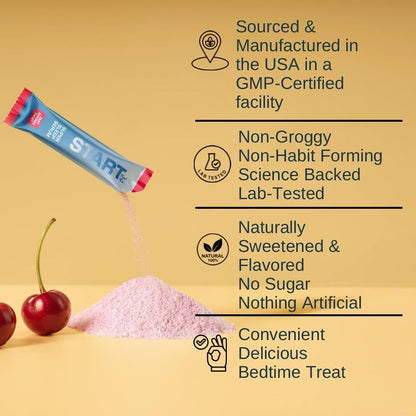 Super Sleep Serum Tart Cherry Twist – 20 Stick Packs | Natural Sleep Support